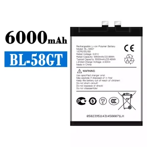New phone battery BL-58GT for Tecno