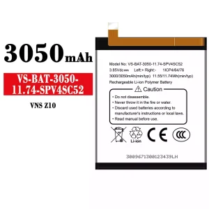 New phone battery VS-BAT-3050-11.74-SPV4SC52 for VESTEL VNS Z10