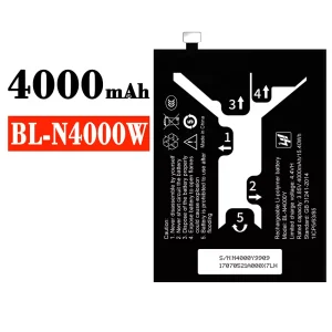 New phone battery BL-N4000W for Gionee