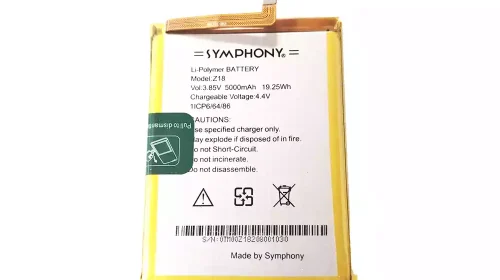 New phone battery for SYMPHONY Z18