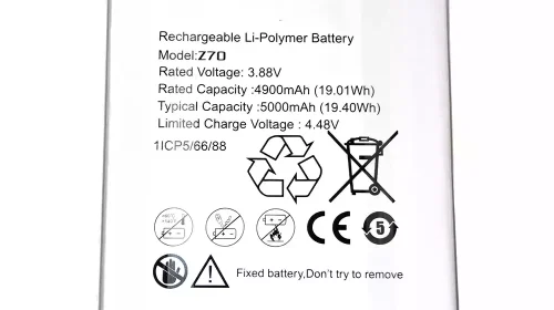 New phone battery for SYMPHONY Z70