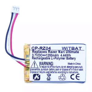 Replacement Bluetooth Headphone battery for Blackshark V2 Pro,Razer Kraken V3 Pro,Kraken BT Kitty Edition,Barracuda X Wireless,JBL Tune 3