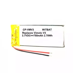Replacement Bluetooth Headphone battery for Vimoto V3,V6
