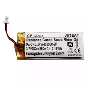 Replacement Bluetooth Headphone battery for BAT00004,BAT00002,WW452050-2P,WW452050PL-2PC