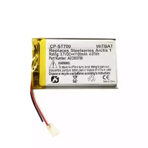 Replacement Bluetooth Headphone battery for AEC503759