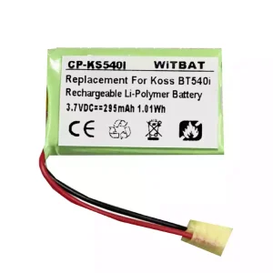 Replacement Bluetooth Headphone battery for Koss KPH7 Wireless,Koss BT540i
