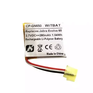 Replacement Bluetooth Headphone battery for Jabra Evolve 65,Evolve 80 Wireless Headset