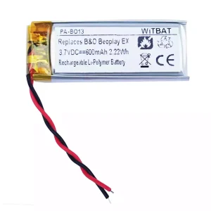 Replacement Bluetooth Headphone battery for B&O Beoplay EX True Wireless Noise Cancelling Earphones Charging Case