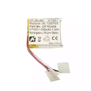 Replacement Bluetooth Headphone battery for JBL T280TWS Charging Case,GF702424
