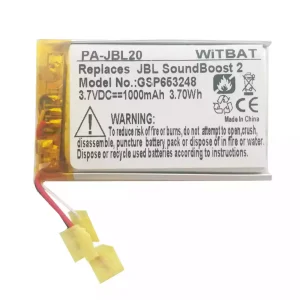 Replacement Bluetooth speaker battery for JBL SoundBoost 2,GSP653248